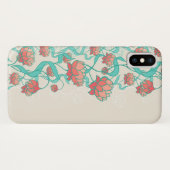 Coques Case-Mate iPhone Motif abstrait de Lotus (Dos (Horizontal))