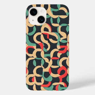 Coque Pour iPhone 14 Motif Abstrait de luxe