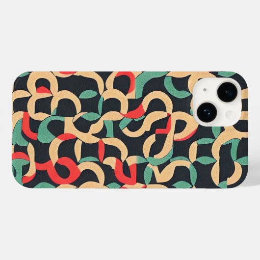 Coques Case-Mate iPhone Motif Abstrait de luxe (Verso (horizontal))