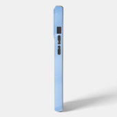 Coques Case-Mate iPhone Motif Abstrait de Marbre Bleu Clair (Verso / Gauche)