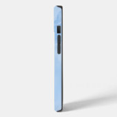 Coques Case-Mate iPhone Motif Abstrait de Marbre Bleu Clair (Verso / Gauche)