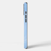 Coques Case-Mate iPhone Motif Abstrait de Marbre Bleu Clair (Verso / Gauche)