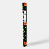 Coques Case-Mate iPhone Motif Abstrait de Noël vert foncé (Verso / Gauche)