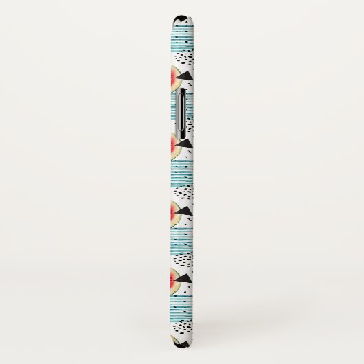 Coques Case-Mate iPhone Motif abstrait de pastèque (Dos/Droite)