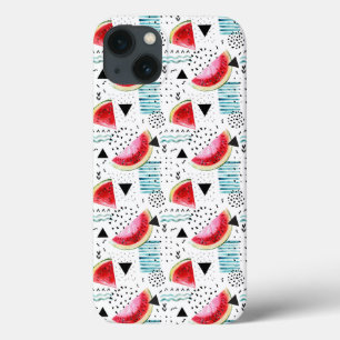 Etui iPhone 13 Motif abstrait de pastèque