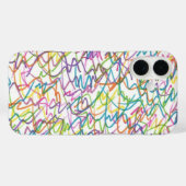 Coques Case-Mate iPhone Motif Abstrait de Tache de Graffiti (Verso (horizontal))