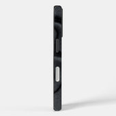 Coques Case-Mate iPhone Motif Abstrait de vague monochrome (Verso / Droite)