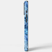 Coques Case-Mate iPhone Motif abstrait d'eau bleue océanique (Verso / Gauche)
