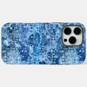Coques Case-Mate iPhone Motif abstrait d'eau bleue océanique (Verso (horizontal))