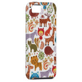 Coques Case-Mate iPhone Motif abstrait d'enfant et d'animaux (Dos/Droit)