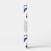 Coques Case-Mate iPhone Motif Abstrait des tourbillons et des cercles (Verso / Droite)