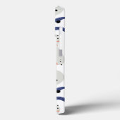 Coques Case-Mate iPhone Motif Abstrait des tourbillons et des cercles (Verso / Gauche)