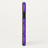 Coques Case-Mate iPhone Motif Abstrait Diamond-y violet (Dos/Droite)