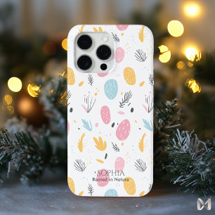 Coque iPhone 15 Pro Max Motif Abstrait Douce Inspiré de la Nature