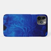Coques Case-Mate iPhone Motif Abstrait Dramatique Tempête Bleu Électrique (Dos (Horizontal))