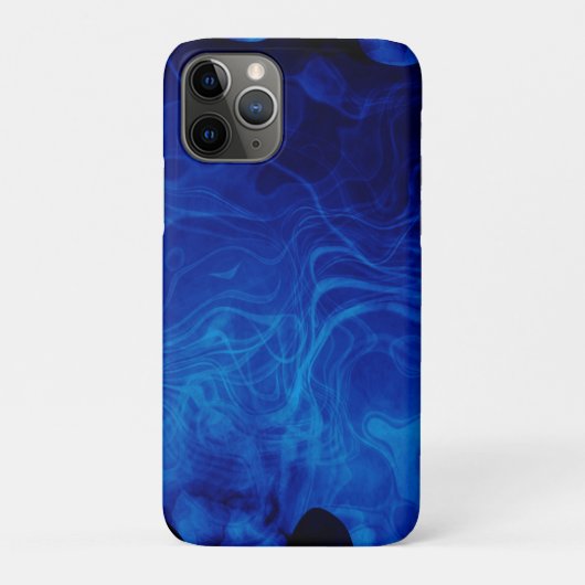 Coques Case-Mate iPhone Motif Abstrait Dramatique Tempête Bleu Électrique (Dos)