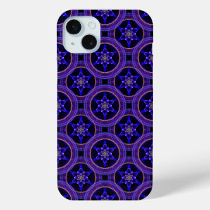 Coque iPhone 15 Mini Motif abstrait élégant boho moderne floral #505