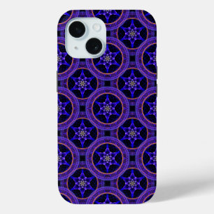 Coque Pour iPhone 15 Motif abstrait élégant boho moderne floral #505