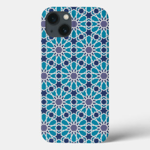 Coques Pour iPhone Motif Abstrait En Bleu Et Gris