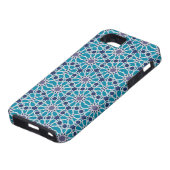 Coques Case-Mate iPhone Motif Abstrait En Bleu Et Gris (Bas)