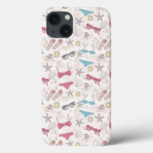 Coques Case-Mate iPhone Motif Abstrait été mignon (Verso)