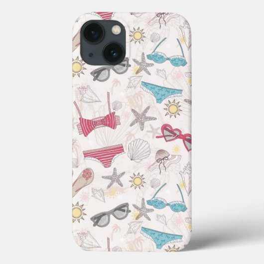 Coques Case-Mate iPhone Motif Abstrait été mignon (Verso)