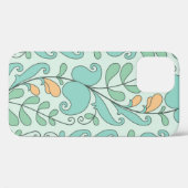 Coques Case-Mate iPhone Motif Abstrait fleuri sans soudure (Verso (horizontal))