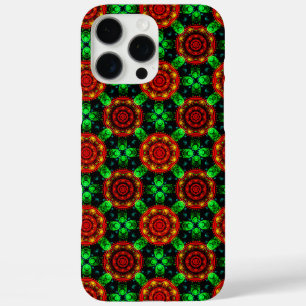 Coques iPhone 16 Pro Max Motif Abstrait Floral Moderne Bohème Élégant #504