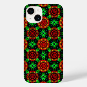 Coque Pour iPhone 14 Motif Abstrait Floral Moderne Bohème Élégant #504