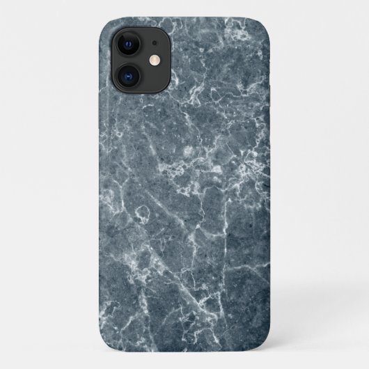 Coques Case-Mate iPhone Motif Abstrait gris bleu (Dos)