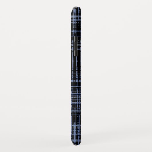 Coques Case-Mate iPhone Motif Abstrait gris noir (Dos/Droite)