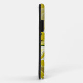Coques Case-Mate iPhone Motif abstrait jaune (Dos/Droite)