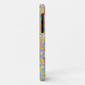 Coques Case-Mate iPhone Motif Abstrait jaune bleu exclusif (Dos/Gauche)