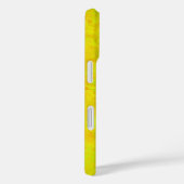 Coques Case-Mate iPhone Motif Abstrait jaune orange (Verso / Droite)