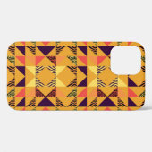 Coques Case-Mate iPhone Motif Abstrait Memphis Pastel Triangle. (Verso (horizontal))