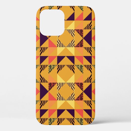 Coques Case-Mate iPhone Motif Abstrait Memphis Pastel Triangle. (Verso)