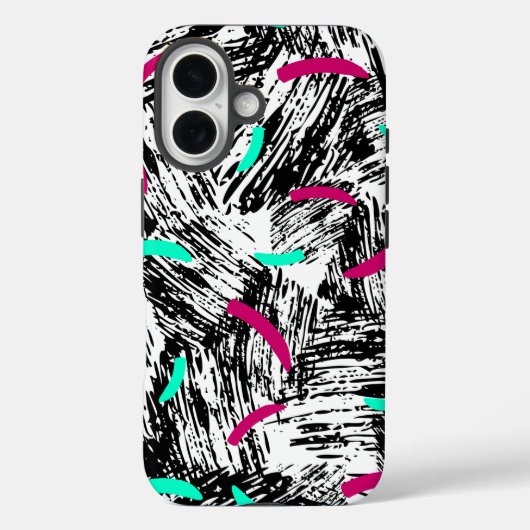 Coques Case-Mate iPhone Motif Abstrait moderne. (Verso)