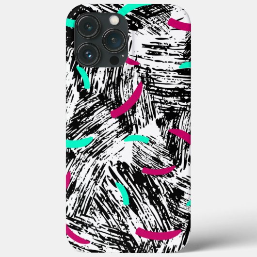 Coques Case-Mate iPhone Motif Abstrait moderne. (Verso)