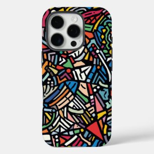 Coques iPhone 16 Pro Motif abstrait moderne