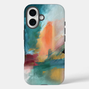 Coques iPhone 16 Motif Abstrait Moderne Élégant