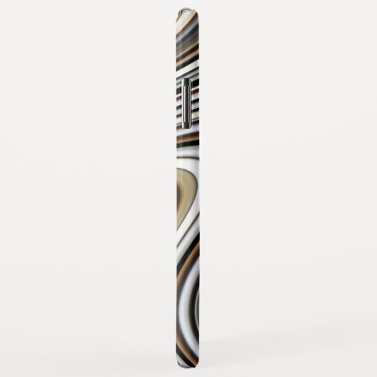 Coques Case-Mate iPhone Motif Abstrait moderne et élégant (Dos/Droite)