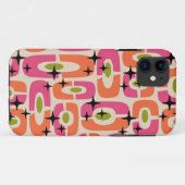 Coques Case-Mate iPhone Motif Abstrait moderne rétro du milieu du siècle (Dos (Horizontal))