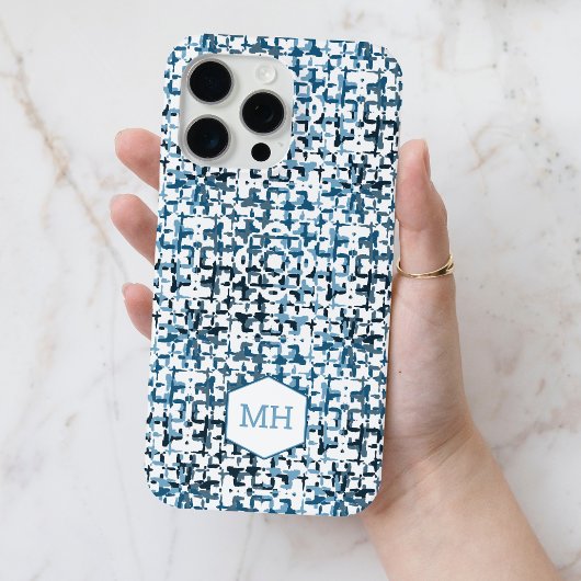 Coques Case-Mate iPhone Motif Abstrait Monogrammé Personnalisé