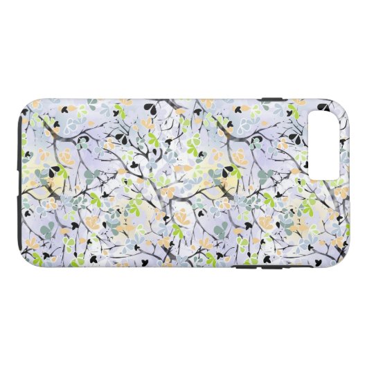Coques Case-Mate iPhone motif Abstrait, motif d'automne (Dos (Horizontal))