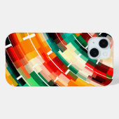Coques Case-Mate iPhone Motif Abstrait multicolore (Verso (horizontal))