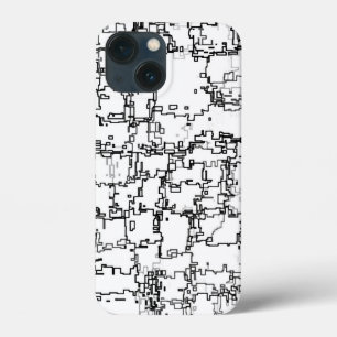 Case-Mate iPhone Case Motif Abstrait noir et blanc