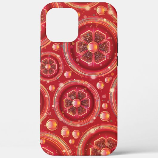 Coques Case-Mate iPhone Motif abstrait numérique beau et cool (Verso)