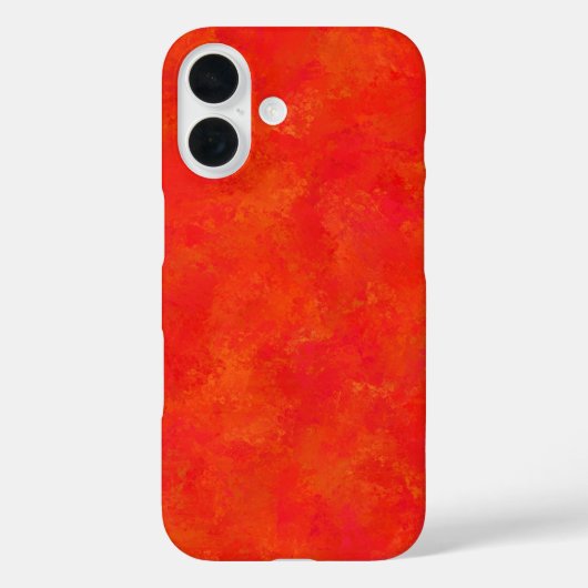 Coques Case-Mate iPhone Motif Abstrait Orange Rouge (Verso)