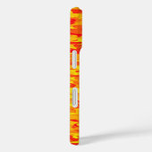 Coques Case-Mate iPhone Motif Abstrait orange rouge jaune (Verso / Droite)