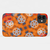 Coques Case-Mate iPhone Motif Abstrait Orange Wheel (Dos (Horizontal))